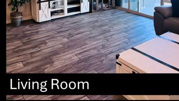 Smart TV, books, stereo