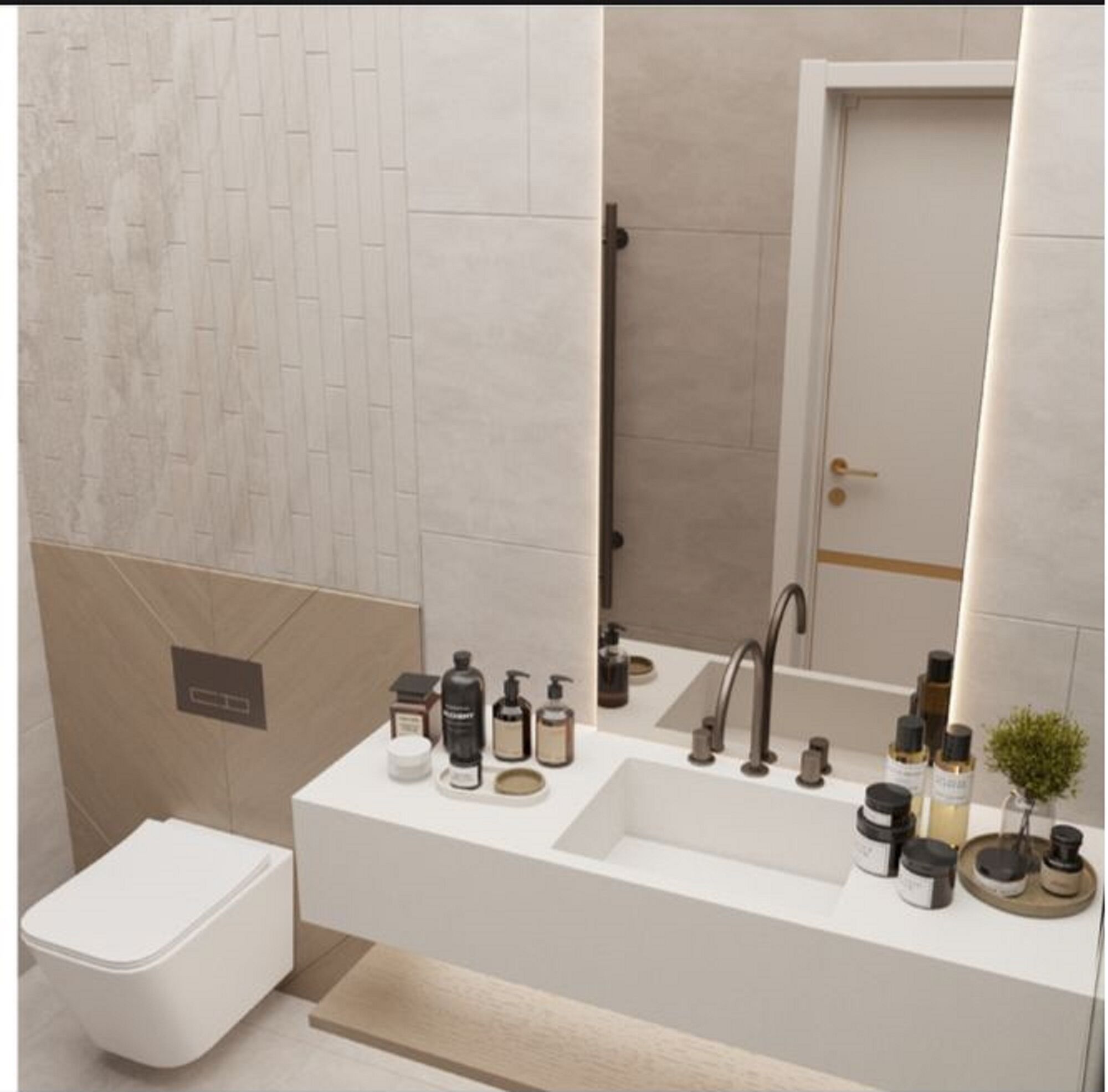 Haartrockner, Handtücher, Seife, Toilettenpapier