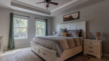 3 bedrooms, iron/ironing board, travel crib, free WiFi