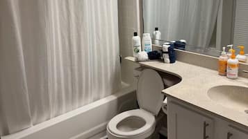 Hair dryer, towels