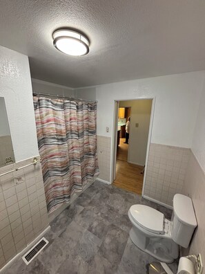 Towels, soap, toilet paper