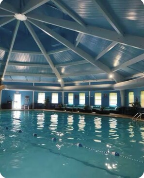 Indoor pool, outdoor pool