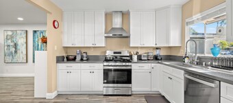 One-Floor Villa/5BR3BA/Downtown/Los Angeles/Disney/New/57、60 Highway/Supermarket