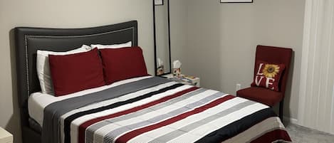 1 chambre, fer et planche à repasser, Wi-Fi, draps fournis