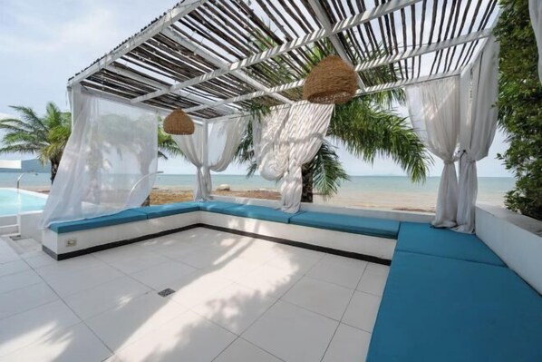 附近的私人海灘