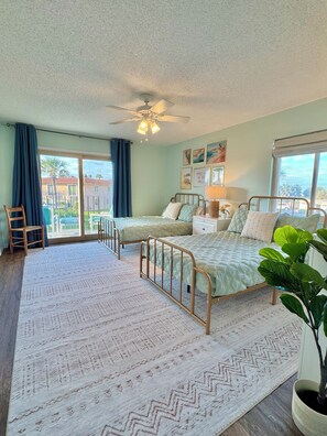 2 chambres, fer et planche à repasser, lit parapluie, Wi-Fi gratuit