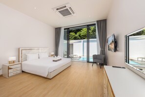 Villa Design, 2 chambres, vue piscine