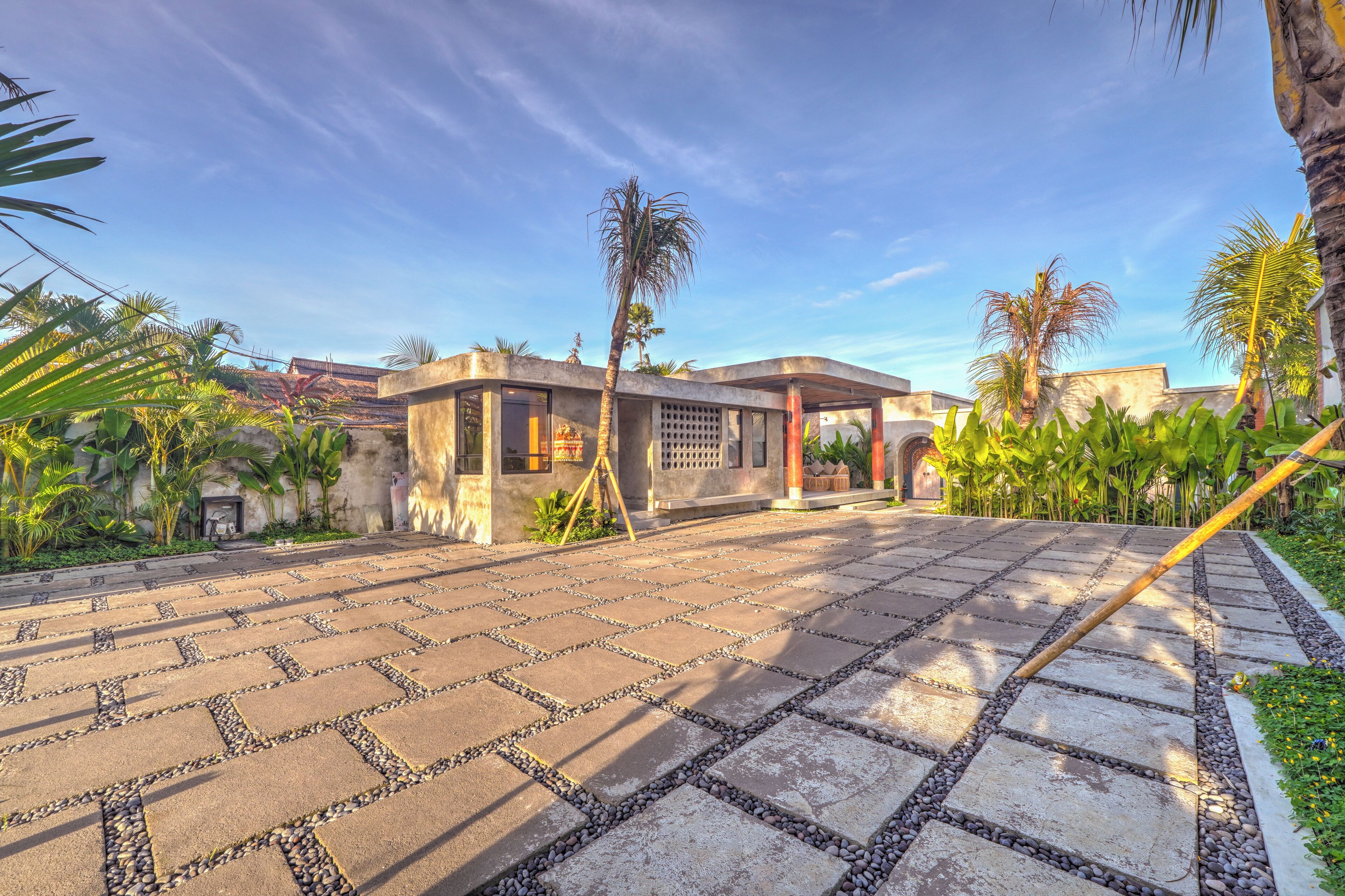 숙박 시설 입구