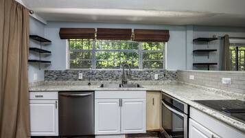 Horno, parrilla de estufa y lavavajillas