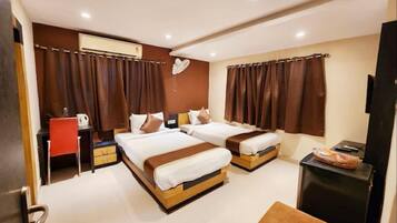 Habitación superior con 2 camas individuales | Sistema de insonorización