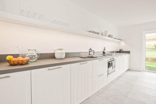 Microwave, oven, dishwasher, highchair