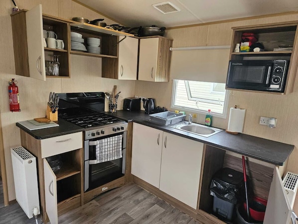 Microwave, oven, stovetop