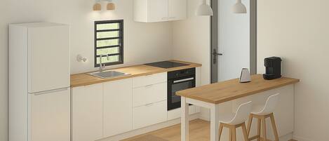 Micro-ondes, four, plaque de cuisson