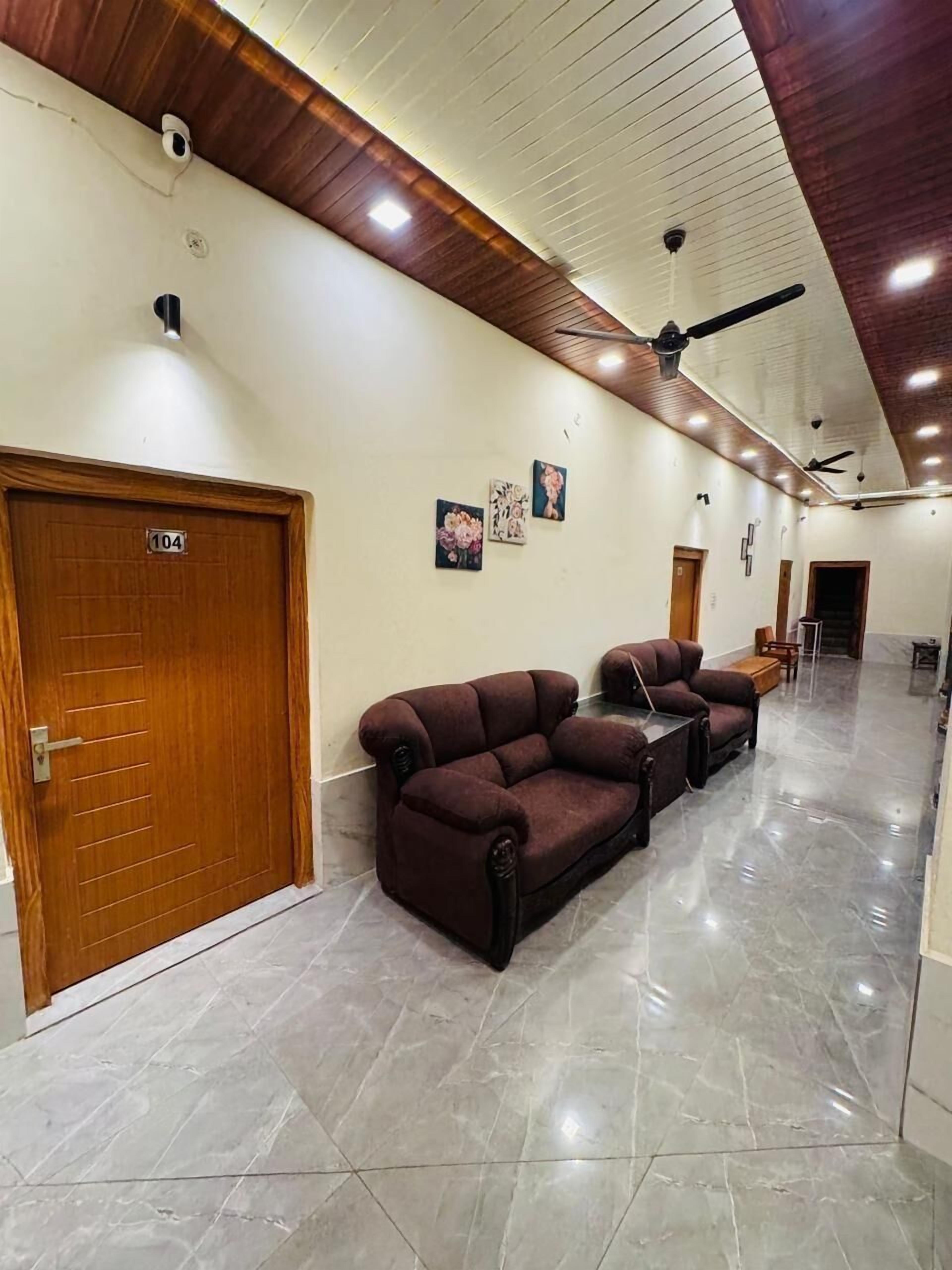 Sitteområde i lobbyen