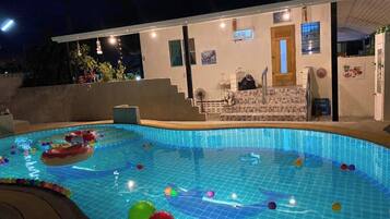 Family House, Lanai, Pool View | Laptop workspace, free WiFi