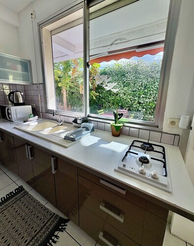 Nouméa • 1-bedroom garden & A/C, near beaches