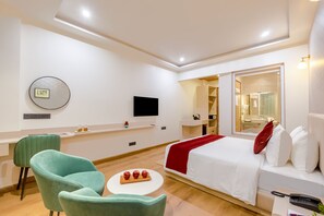 Habitación Premier, vistas al valle | Caja fuerte, tabla de planchar con plancha, wifi gratis
