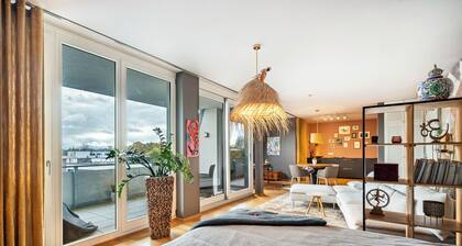 Ferienhaus 'Am Schloßteich' mit privater Terrasse und WLAN