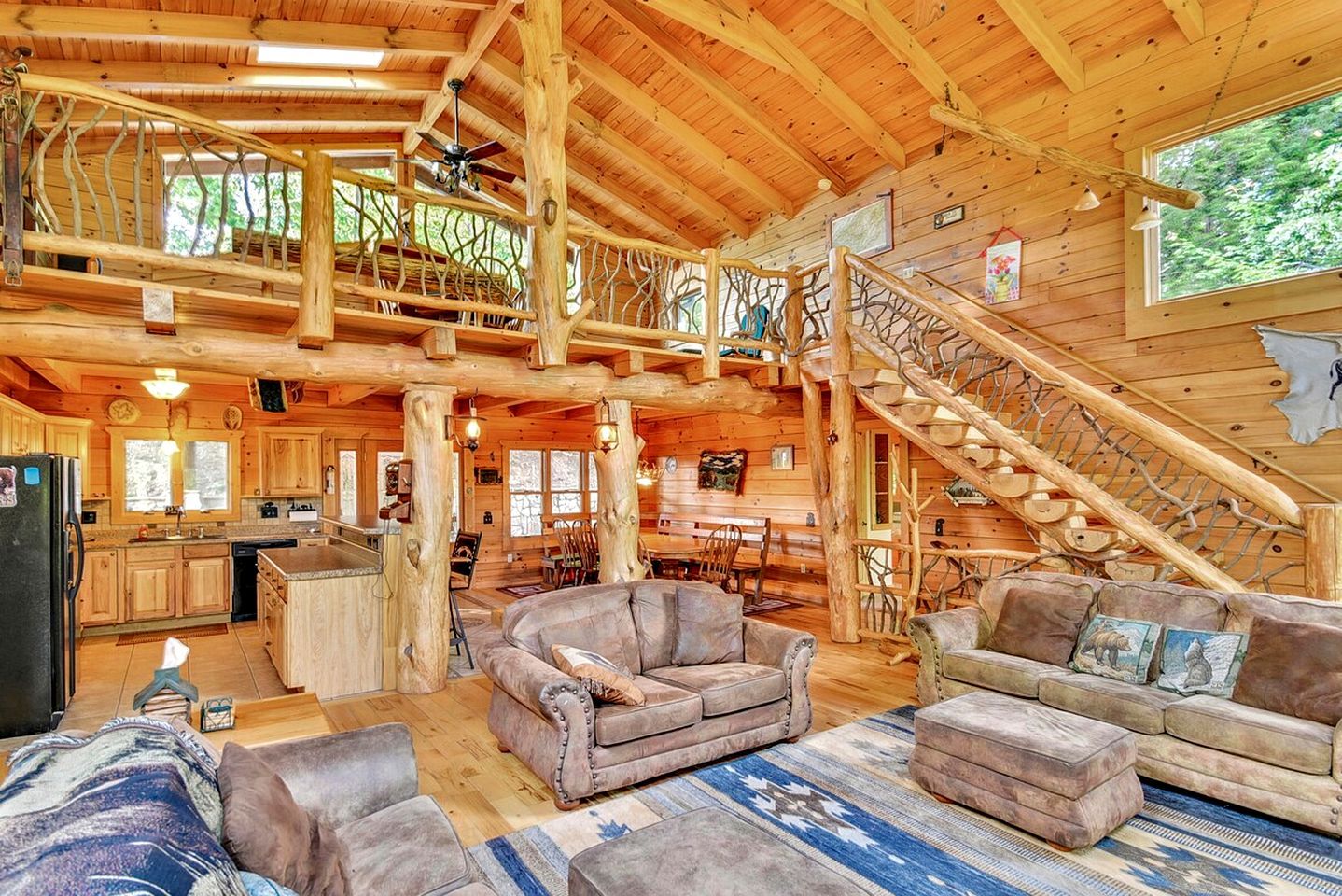 TV, fireplace, DVD player, foosball