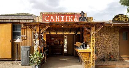 Colourful Vintage Camper for California Glamping Stays in Palmdale