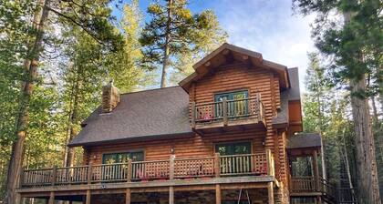 Family-Friendly Log Cabin Rental in California's Gold Country near Sacramento