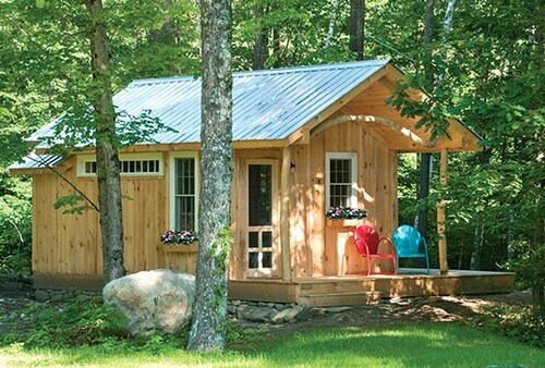 Custom Cabin Surrounded by River in Newfane, Vermont