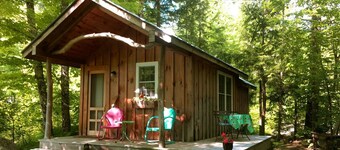 Custom Cabin Surrounded by River in Newfane, Vermont