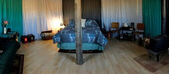 Romantic Camping Yurt on Camel Farm near Alamosa, Colorado