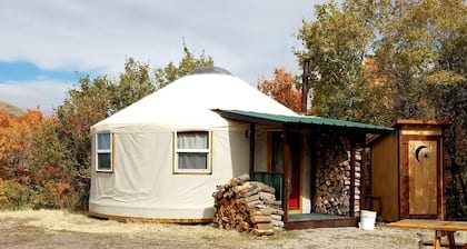 Secluded Cozy Yurt for Luxury Camping near Pocatello, Idaho