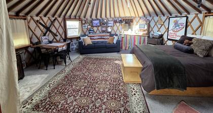 Secluded Cozy Yurt for Luxury Camping near Pocatello, Idaho