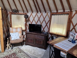 Interior - Secluded Cozy Yurt for Luxury Camping near Pocatello, Idaho (Pocatello)