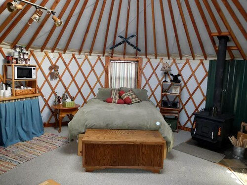 Secluded Cozy Yurt for Luxury Camping near Pocatello, Idaho