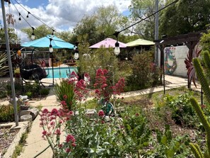 Pool - Lovely Glamping Tent for Three with a Shared Pool near Lakeside, California (El Cajon)
