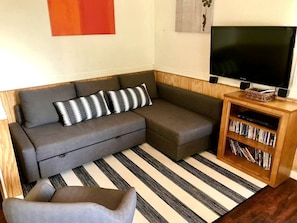 Fernseher, DVD-Player, Videothek