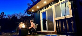 Creekside Container Glamping for a Nature Escape in Monument, Colorado