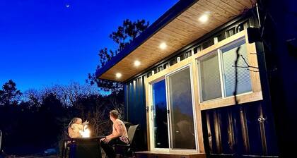 Creekside Container Glamping for a Nature Escape in Monument, Colorado