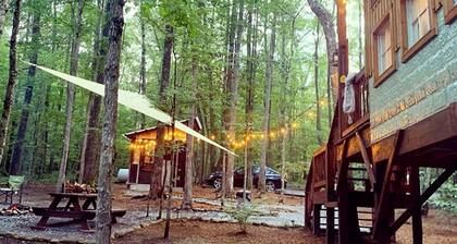 Tree House Glamping near Fall Creek Falls State Park and Chattanooga, Tennessee