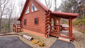 Exterior - Rustic Log Cabin Escape in Logan, Ohio, with Hot Tub and Infrared Sauna (Logan)