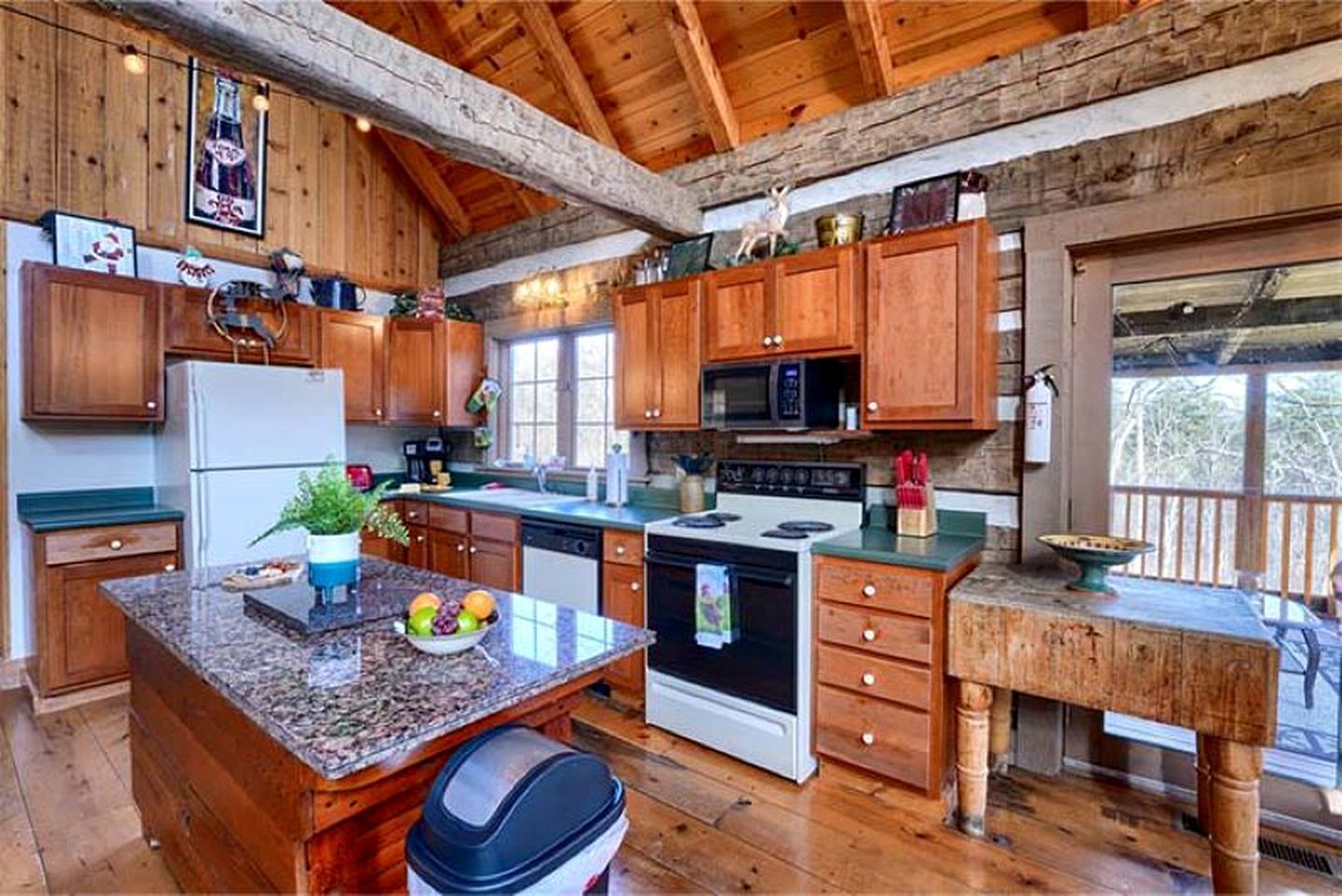 Kühlschrank, Mikrowelle, Herdplatte, Geschirrspüler