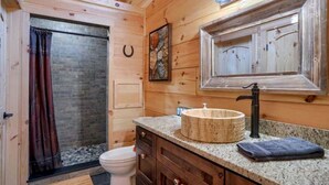 Unclassified image, 4 of 20, button - Romantic Getaways to this Rustic Cabin Rental with Stone Fireplace in Logan, Ohio (Logan)