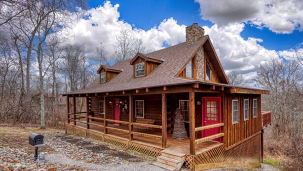 Exterior - Wonderful Ohio Getaways in this Wonderful Cabin Rental with Hot Tub (Logan)