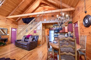Interior - Wonderful Ohio Getaways in this Wonderful Cabin Rental with Hot Tub (Logan)
