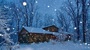 Unclassified image, 2 of 26, button - Luxury Mountain Cabin Rental on Rockfish Gap River near Charlottesville, Virginia (Nellysford)