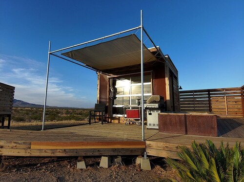 Secluded Glamping Eco-Pod Rental in the Mojave Desert near Ridgecrest, California
