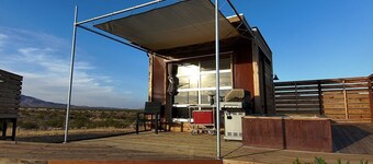 Secluded Glamping Eco-Pod Rental in the Mojave Desert near Ridgecrest, California