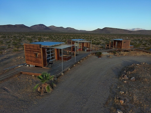 Secluded Glamping Eco-Pod Rental in the Mojave Desert near Ridgecrest, California