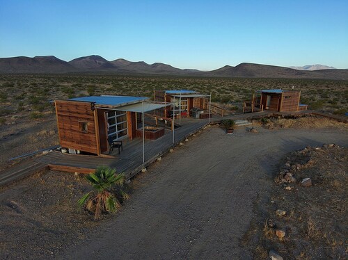 Secluded Glamping Eco-Pod Rental in the Mojave Desert near Ridgecrest, California