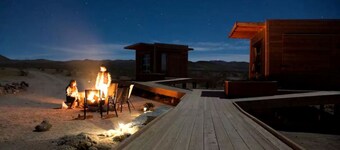 Secluded Glamping Eco-Pod Rental in the Mojave Desert near Ridgecrest, California