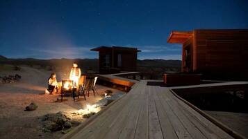 Overnattingsstedets uteområder