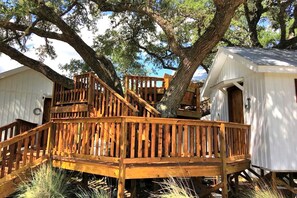 Exterior - Charming Texas Tree House with Tranquil Views Ideal for Glamping near Austin (Dripping Springs)